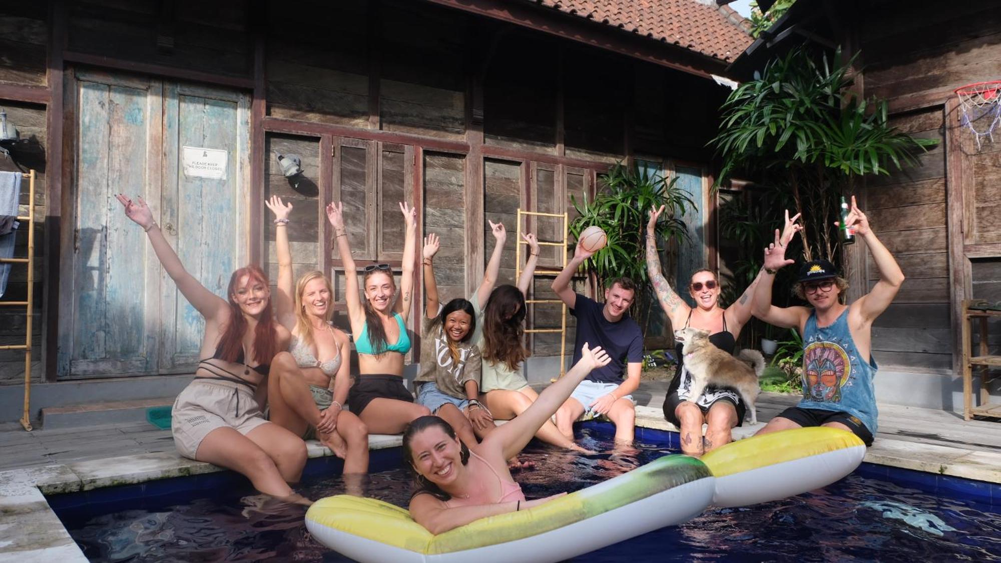 The Tipsy Gypsy Hostel Canggu Kültér fotó